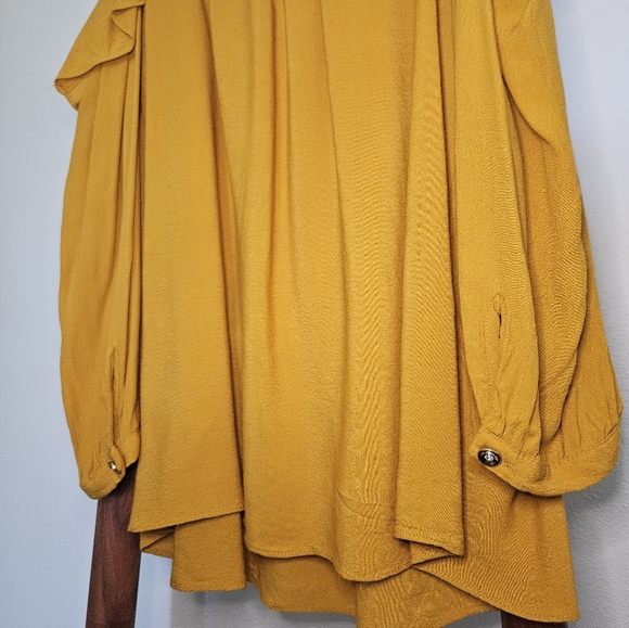 Anthropologie Maeve Brearly Open Shoulder Shirt - Picture 14 of 14